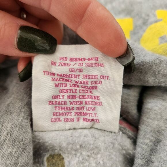 Victoria's Secret PINK Jones & Mitchell University of Michigan Hoodie Size Large - Picture 6 of 11